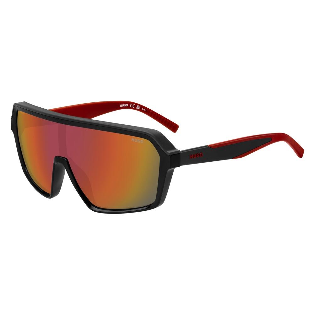 Hugo Boss - Lunettes De Soleil Homme Hugo Hg 1334/g/s 807, Taille 99 Mm - Lunettes De Soleil - Noir|orange - Taille Unique - Decathlon