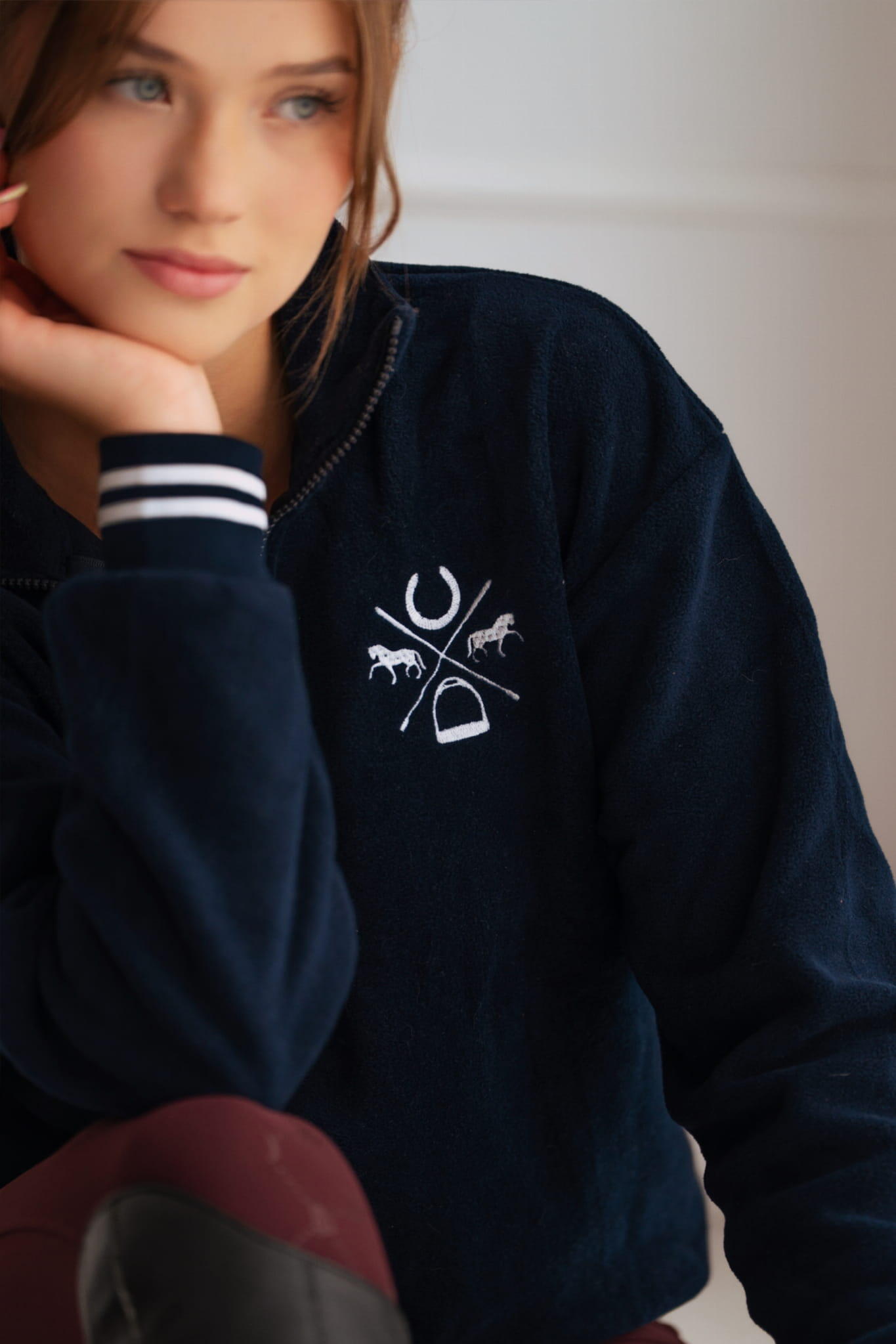 Maya Forro Polar Mujer Marino XS 3/6