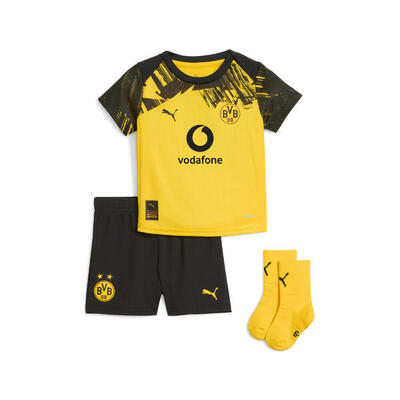 Conjunto Borussia Dortmund 25/26 infantil PUMA Faster Yellow Black