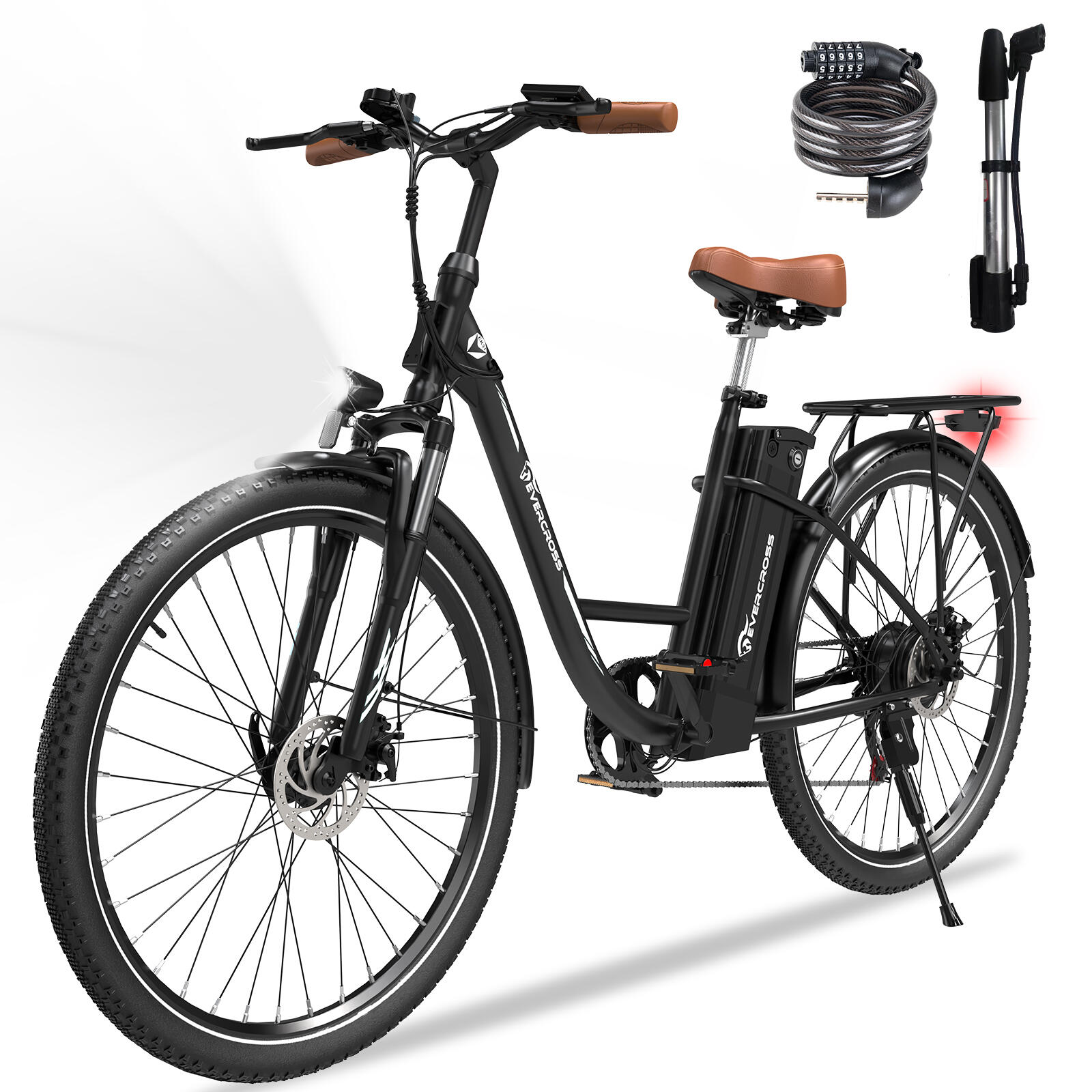 Bici Elettrica Pieghevole 14'' - 36V Con Batteria Rimovibile E Display LCD