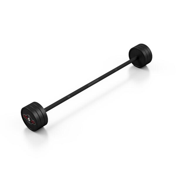Rovná, obouruční činka MARBO MW-SG-25, 25 kg, černá 3/5