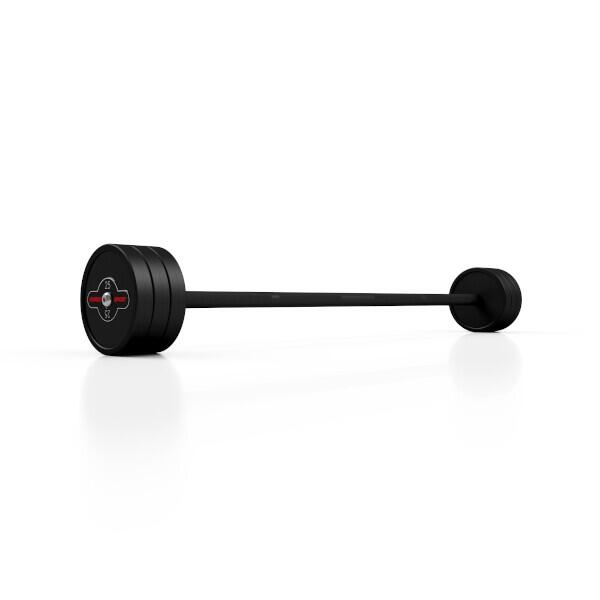 Rovná, obouruční činka MARBO MW-SG-25, 25 kg, černá 4/5