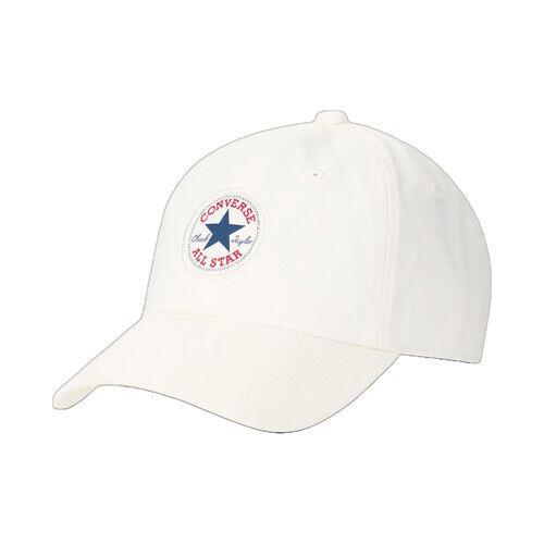Cappello converse unisex all star patch baseball - bianco 3/4
