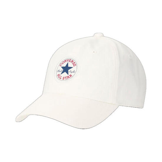 Cappello converse unisex all star patch baseball - bianco