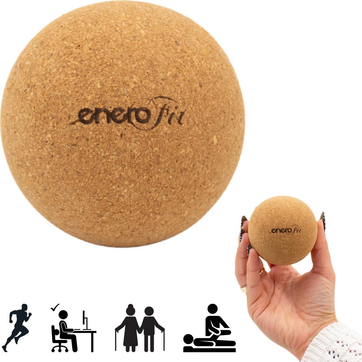 Piłeczka do masażu Enero Fit 6.5CM korkowa 2/6