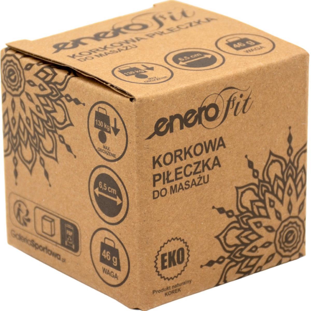 Piłeczka do masażu Enero Fit 6.5CM korkowa 5/6