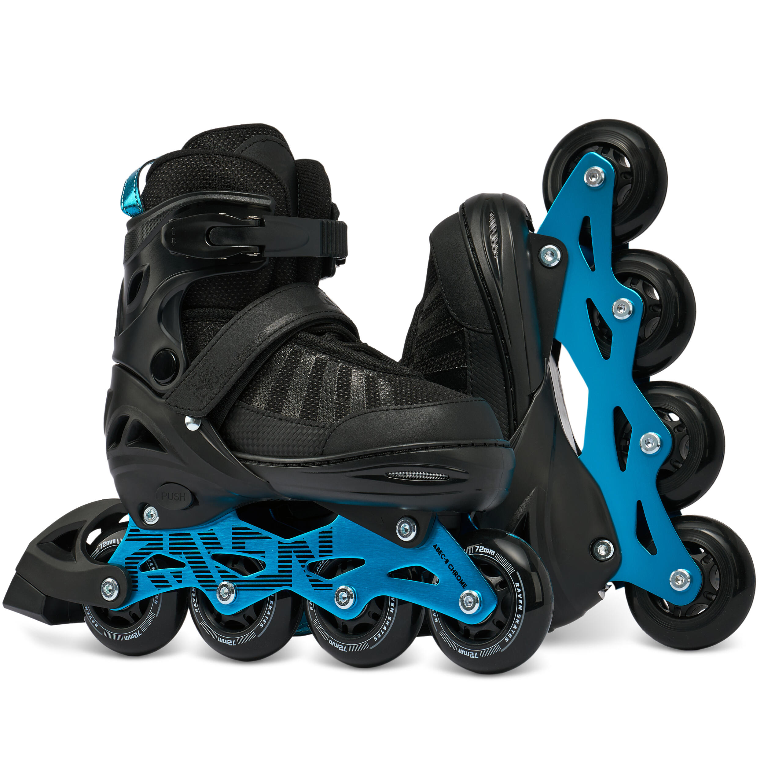 Patines ajustables Oxen Negro/Mint Anodized 2/6