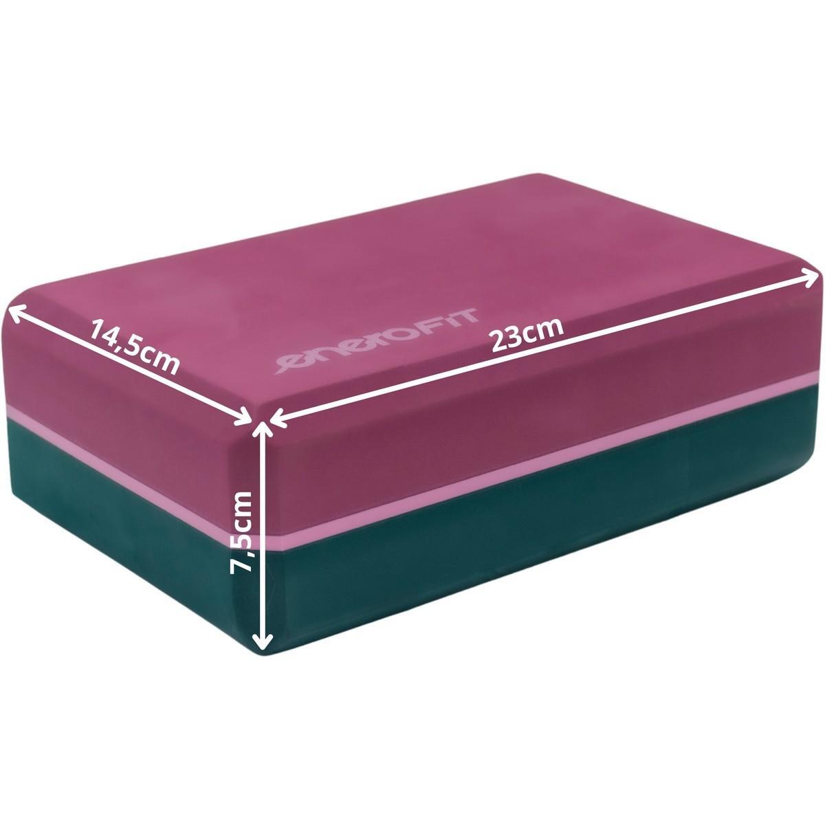 Kostka do jogi pilatesu Enero Fit 23 x14,5 x 7,5 cm 5/5