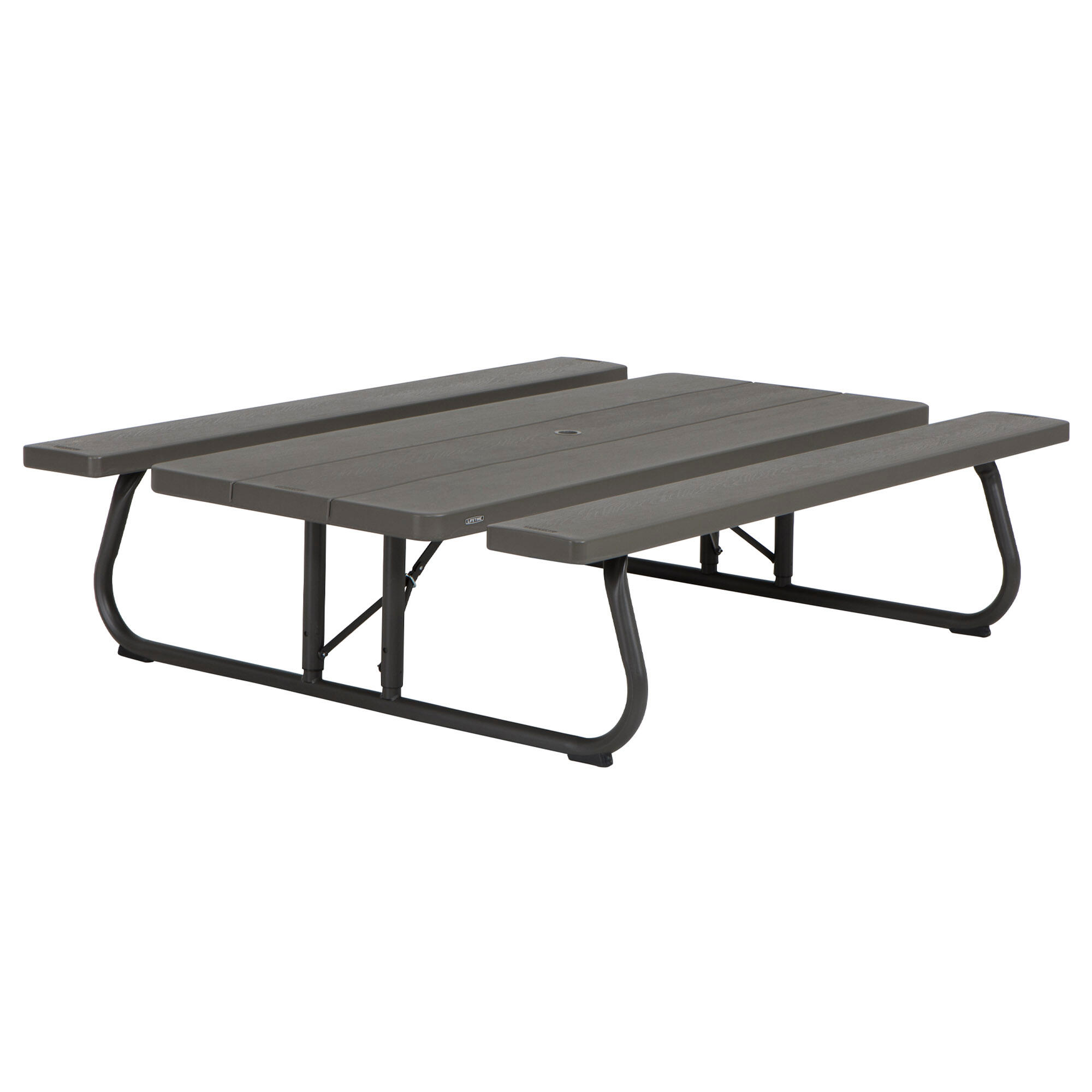 Table Picnic Rectangulaire Pliante (183 x 76 cm) PEHD LIFETIME #60112 3/7