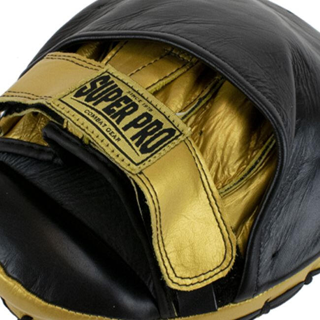 Palmare Super Pro Combat Micro Negru/Auriu