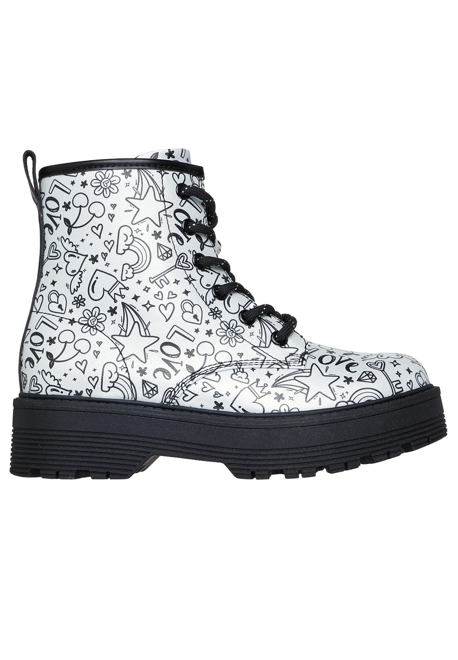 Skechers Gravlen Hi  - Doodle Down Kinder Stiefel Mädchen 303408L 6/7