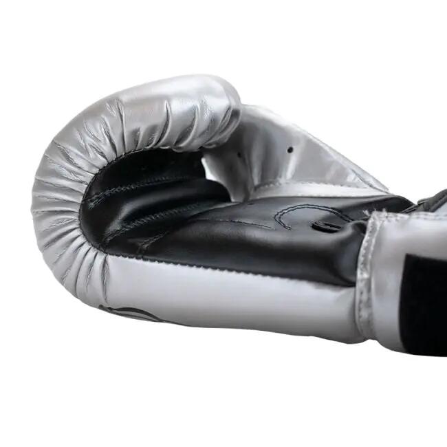 Super Pro Combat Gear Talent (kick)bokshandschoenen Zilver/Zwart 3/5