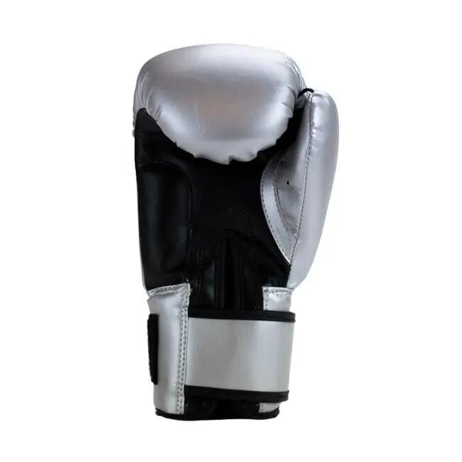 Super Pro Combat Gear Talent (kick)bokshandschoenen Zilver/Zwart 4/5
