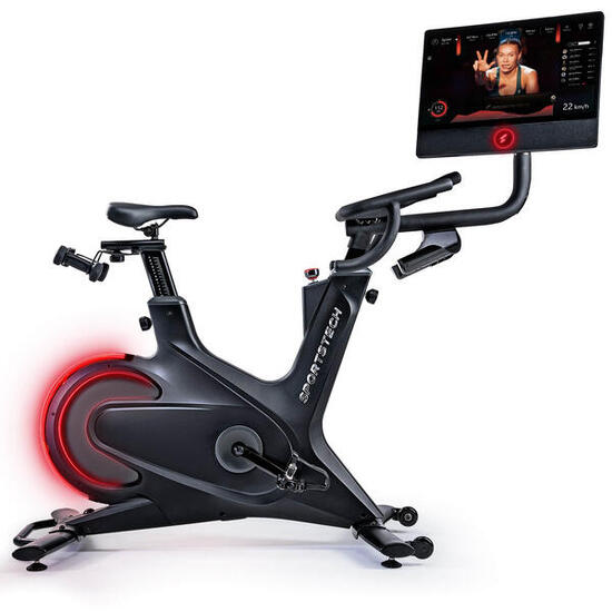Sportstech Speedbike sBike | 21,5" Touch-Display | LED-Feedback | Kurse