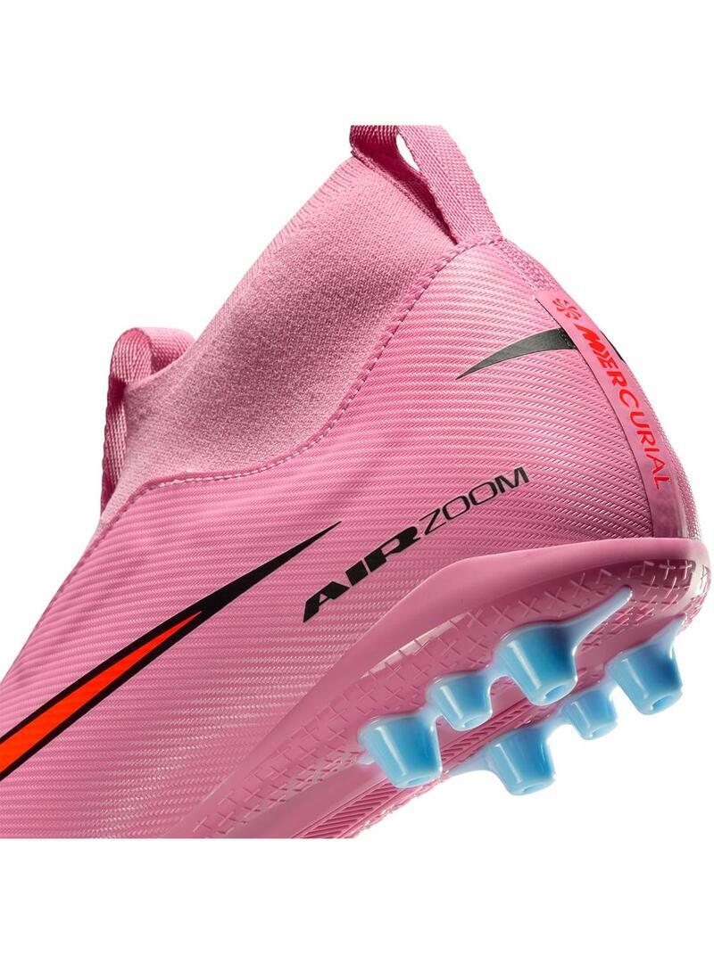 Chaussures à crampons Nike Mercurial superfly 10 academy Rose 4/7