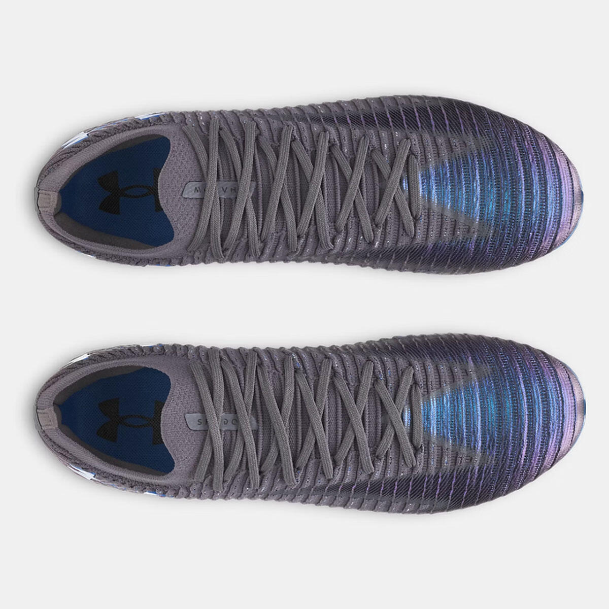 Scarpe da calcio UA Shadow Elite 3 FG Under Armour grigio e blu 4/5