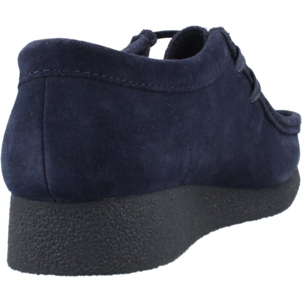 Baskets Clarks Modèle Wallabeeevosh Couleur Bleu 3/5