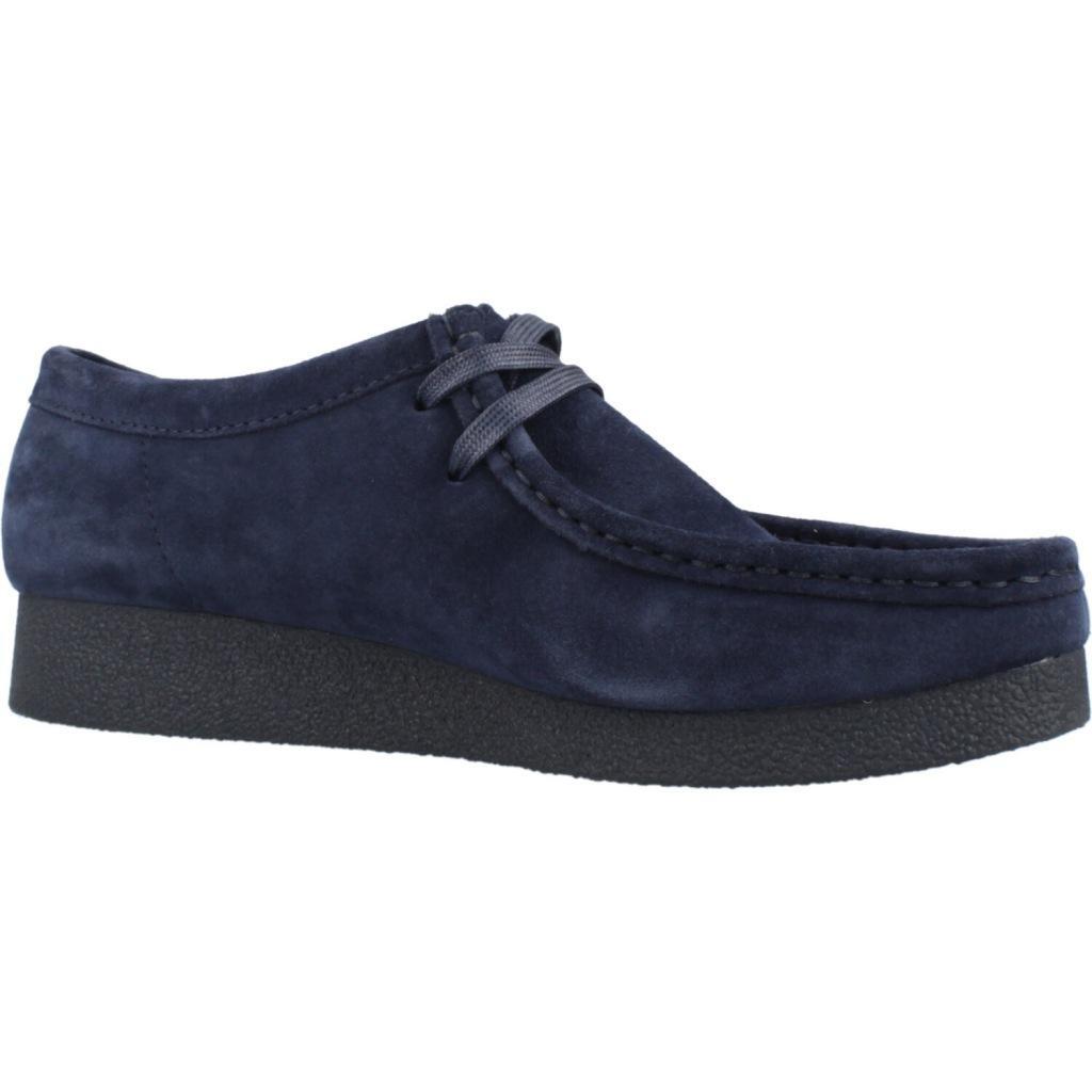 Baskets Clarks Modèle Wallabeeevosh Couleur Bleu 5/5