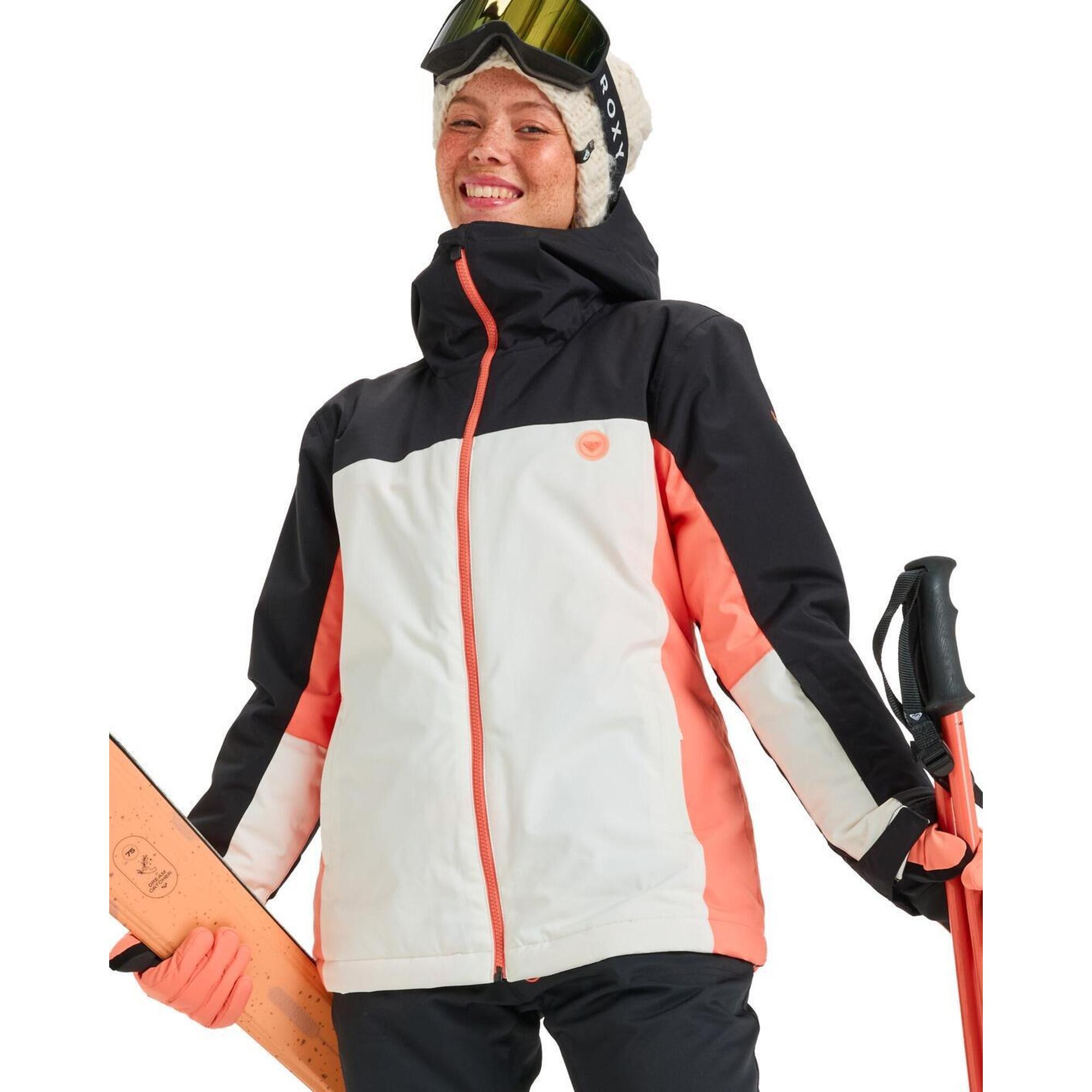 Roxy - Veste De Snow Technique Galaxy Noir Femme - Doudoune Synthétique - Rose|rouge - Decathlon