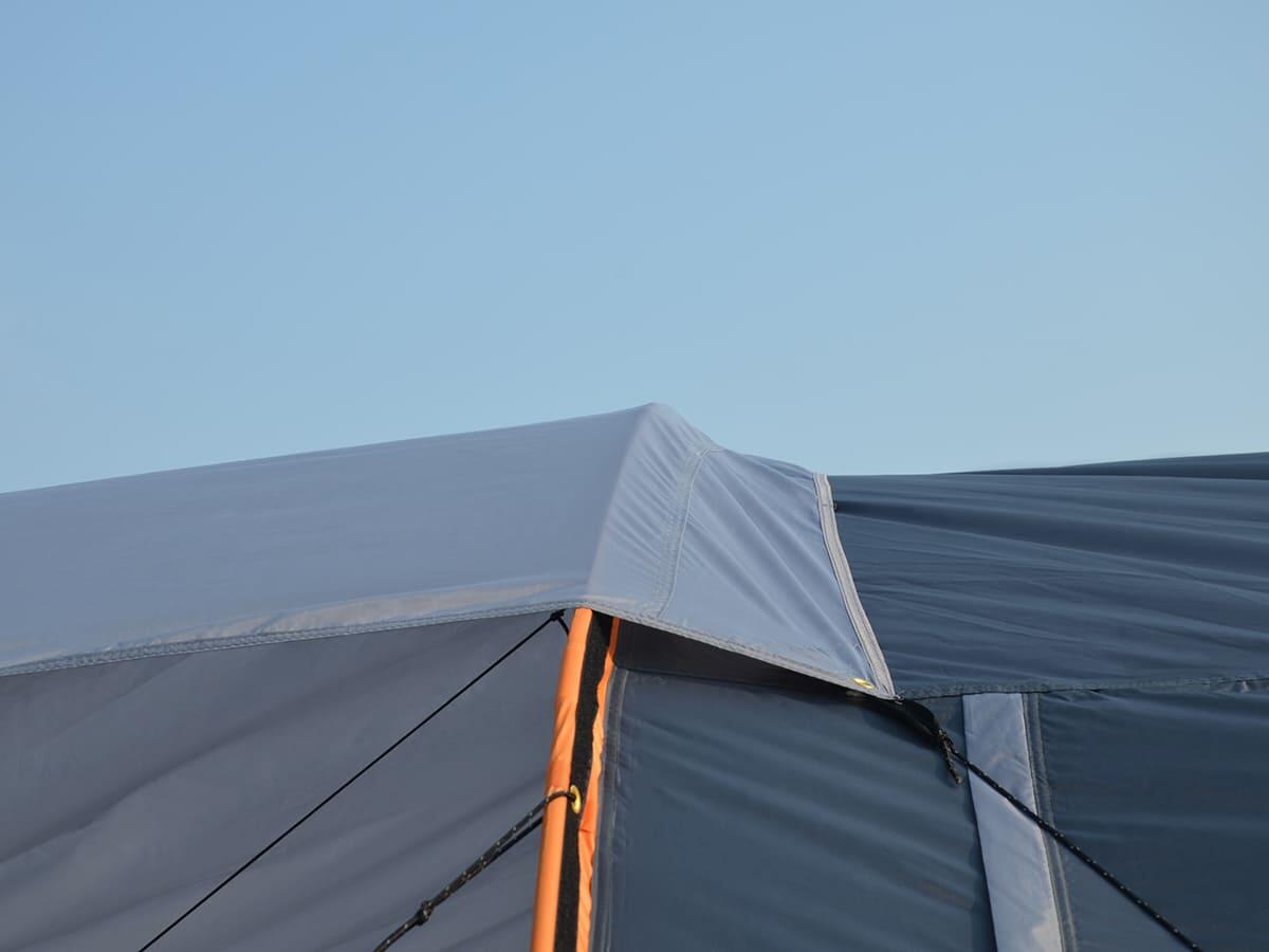 Voile d'ombrage auvent Spirit 390x400cm avec 3 mâts - Protection solaire anti UV 5/7