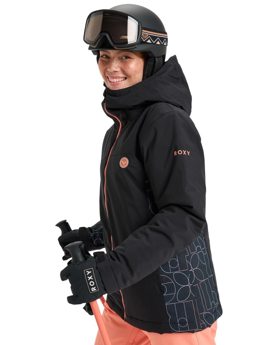 Funktionelle Snow-Jacke GALAXY Schwarz Dames 3/4