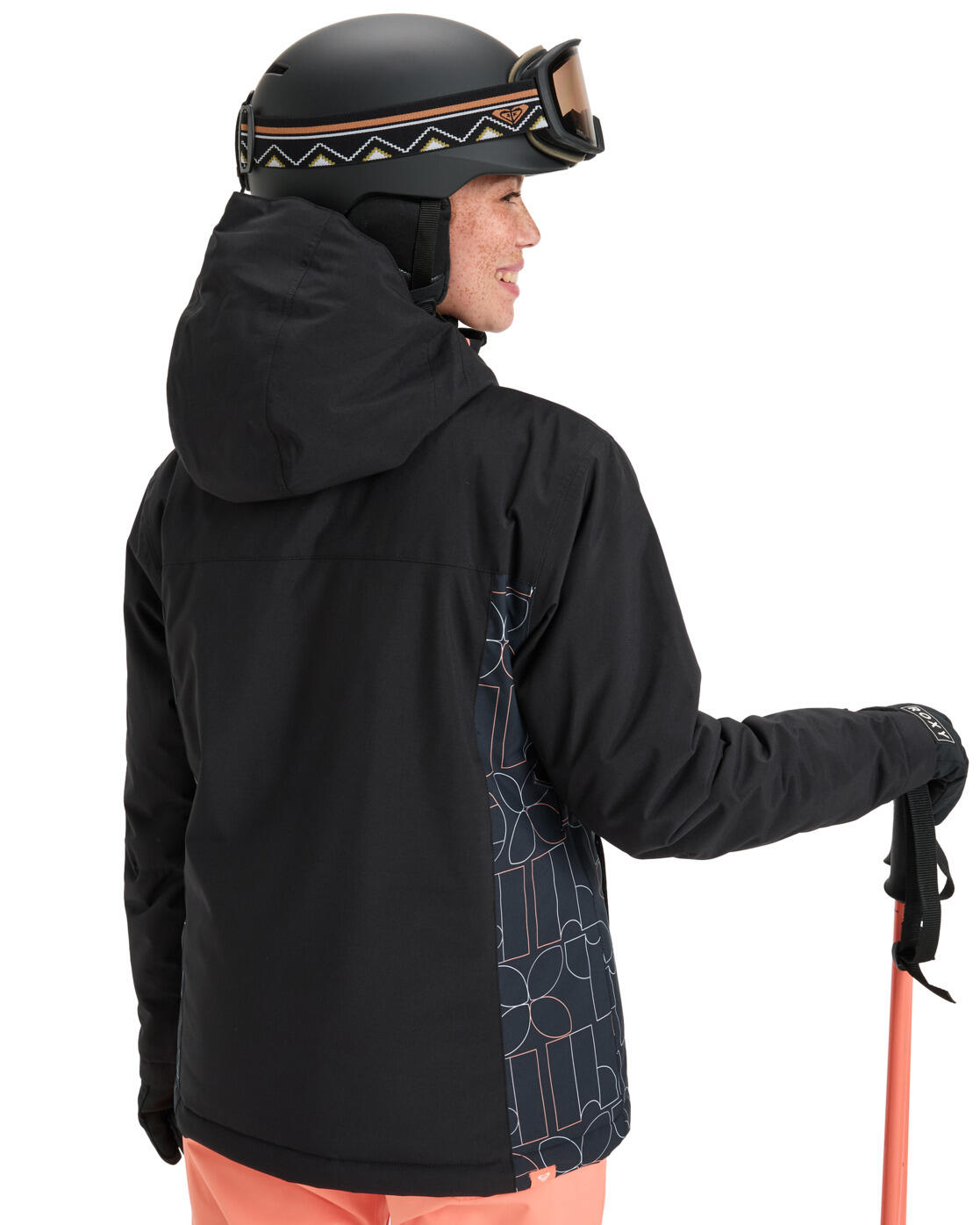 Funktionelle Snow-Jacke GALAXY Schwarz Dames 2/4