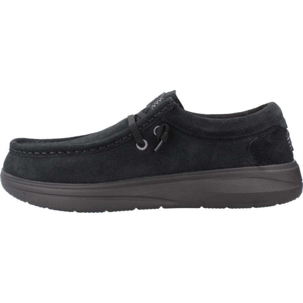 Sneakers Hey Dude Model Wally X Suede Kleur Zwart 2/5