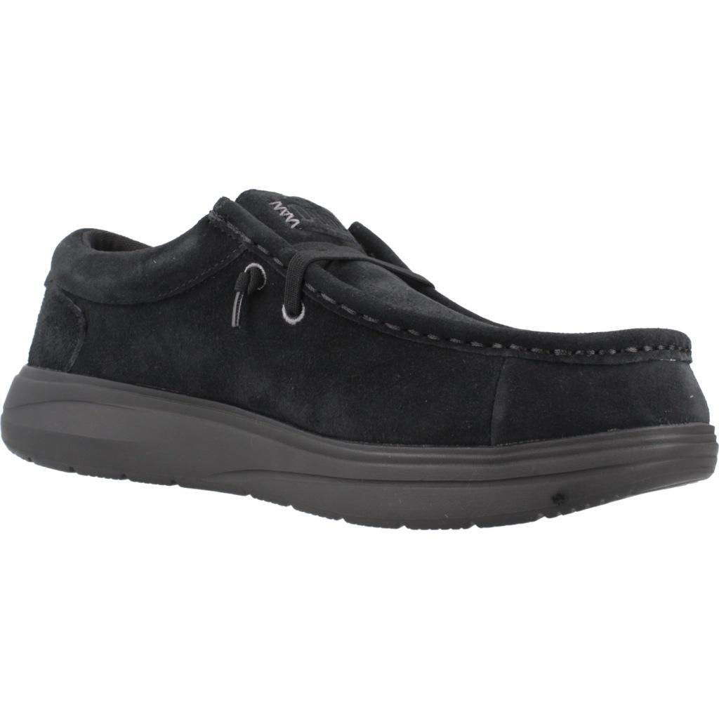 Sneakers Hey Dude Model Wally X Suede Kleur Zwart 5/5