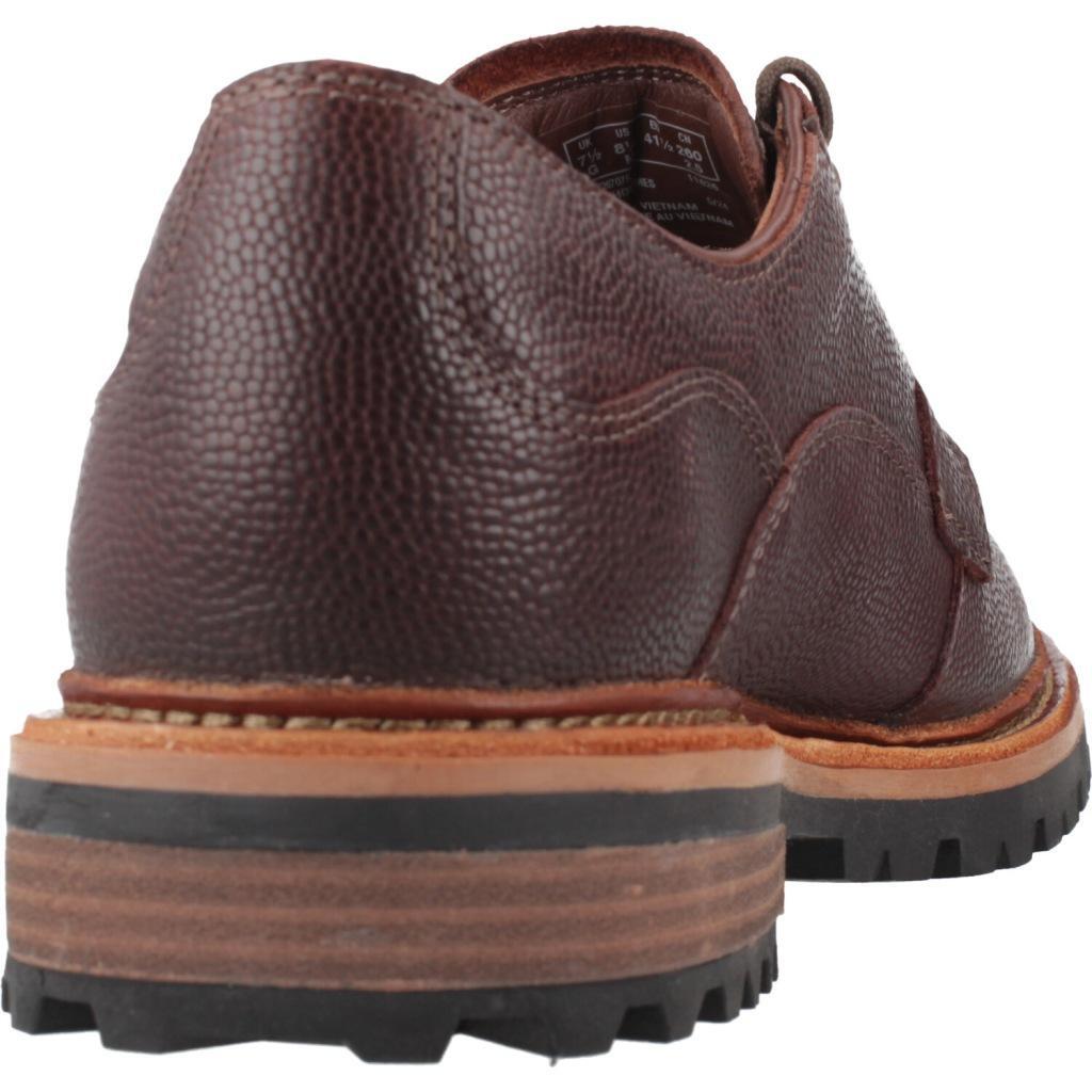 Baskets Clarks Modèle Ridge Lo Couleur Bordeaux 3/5