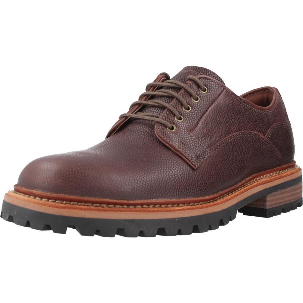 Clarks - Baskets Clarks Modèle Ridge Lo Couleur Bordeaux - Chaussures De Sport - Rouge - Decathlon