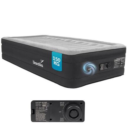 Matelas gonflable Sveja - 1 personne - pompe intégrée - Sac de transport