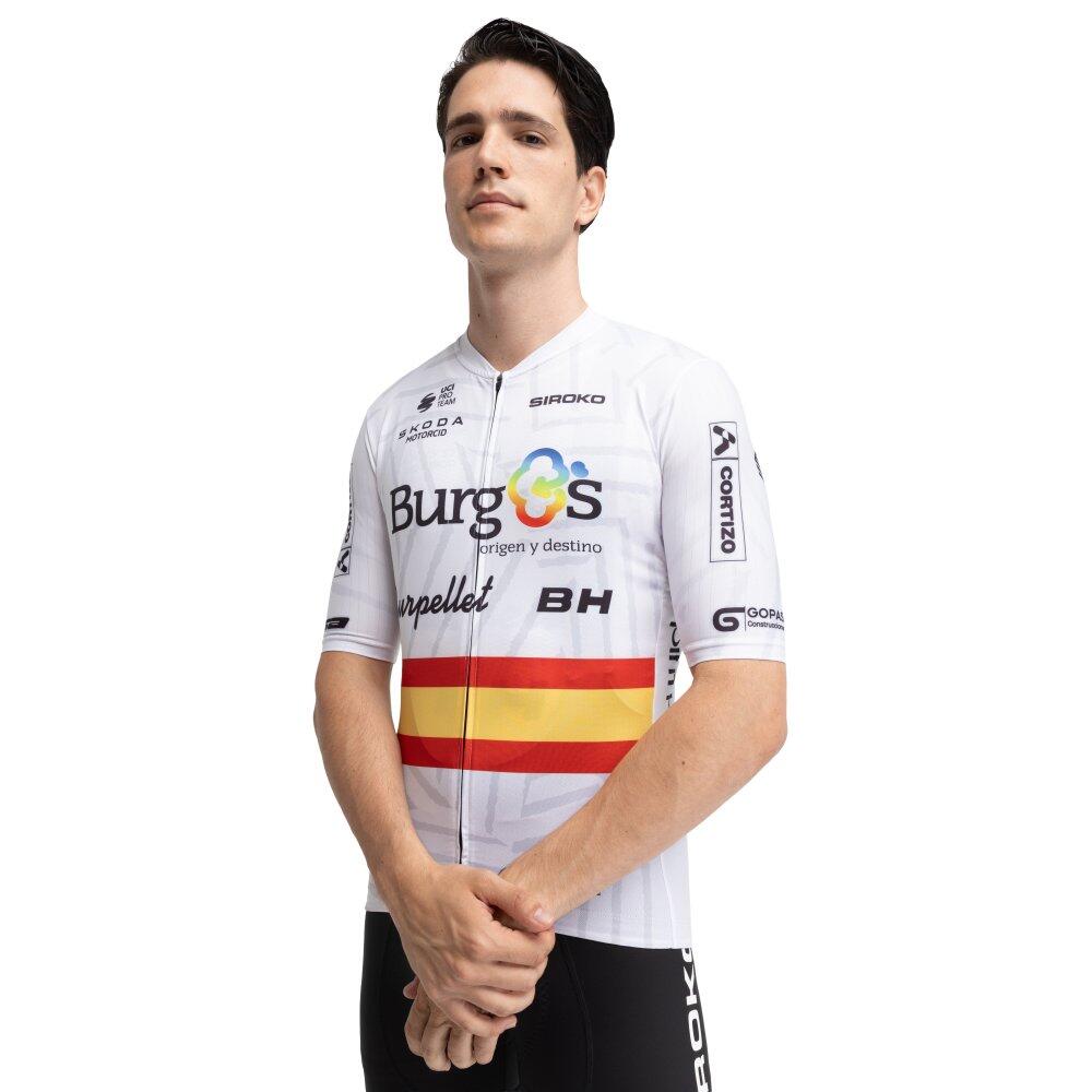 Men 's burgos burpellet bh x siroko short sleeve cycling jersey BBBH Campeon Spa