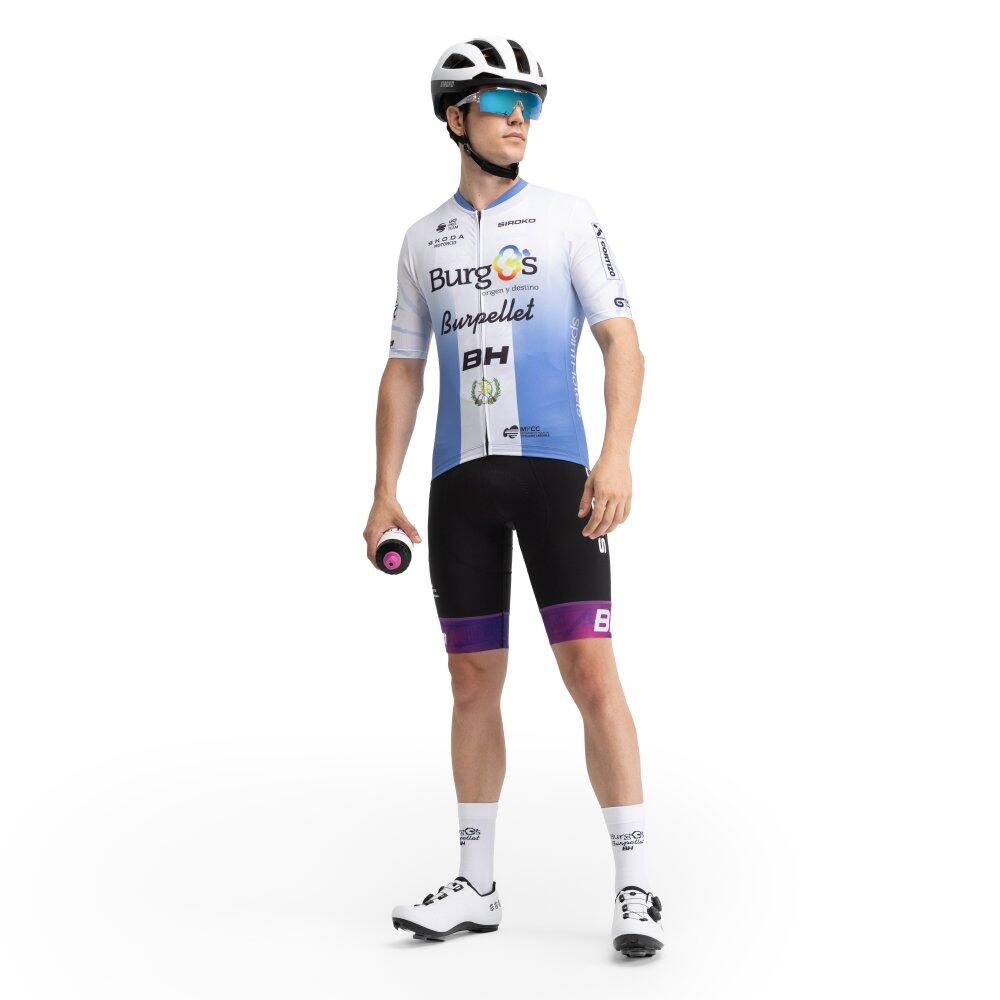 Maillot vélo manches courtes homme Burgos Burpellet BH x Siroko BBBH Campeon Gu 3/7