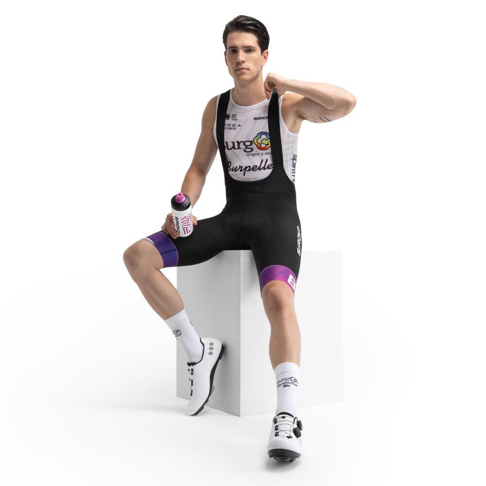 Herren burgos burpellet bh x siroko fahrradbaselayer BBBH BL Burgos White Weiß 3/6