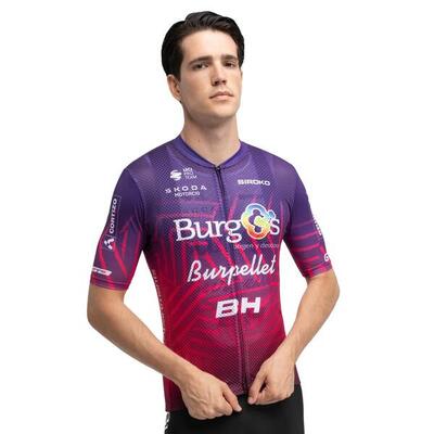 Heren burgos burpellet bh x siroko zomerwielershirt met korte mouwen bbbh burgos