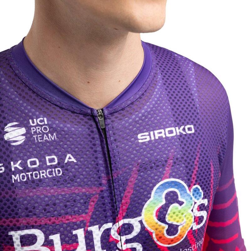 Pánský letní cyklistický dres s krátkým rukávem burgos burpellet bh x sir