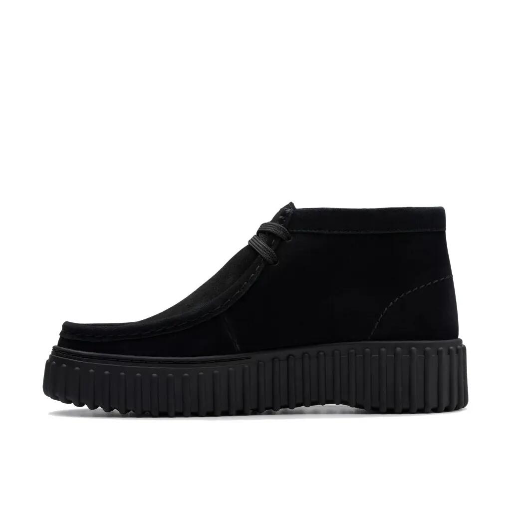 Clarks Torhill Moss Suede Women's Black Boots
