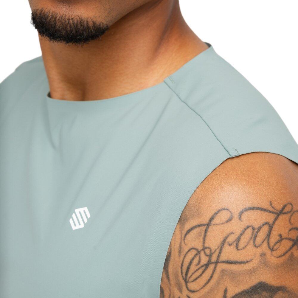 Camisola de alças de trail running para homem Caminhada Apex Green Verde 4/7