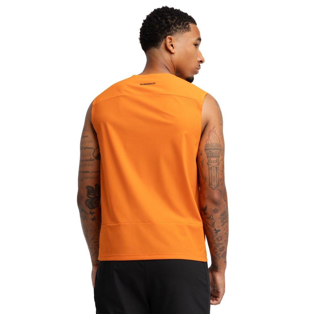 Camisola de alças de trail running para homem Caminhada Apex Orange Laranja 2/7