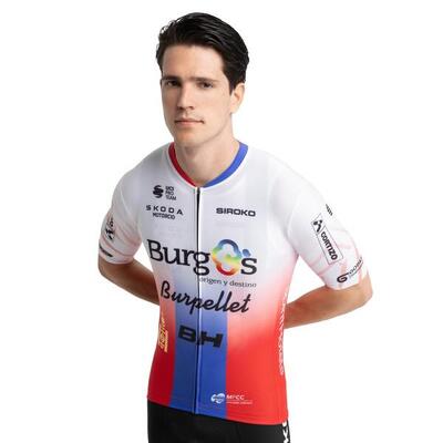 Heren burgos burpellet bh x siroko wielershirt met korte mouwen bbbh campeon mon