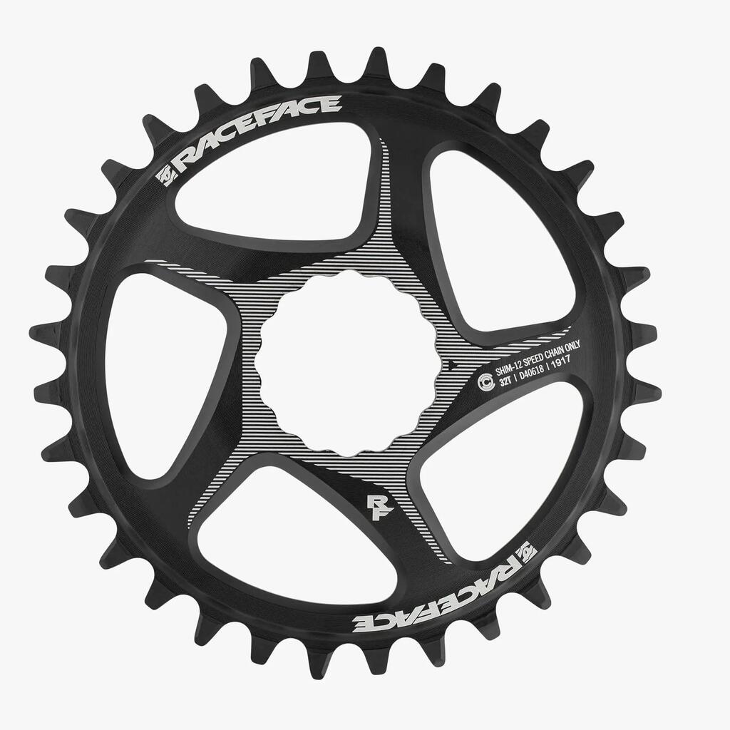 Direct Mount Shimano 12v chainring - black