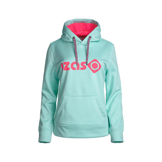 Felpa da donna DUERO W V4 con cappuccio regolabile logo e tasca frontale