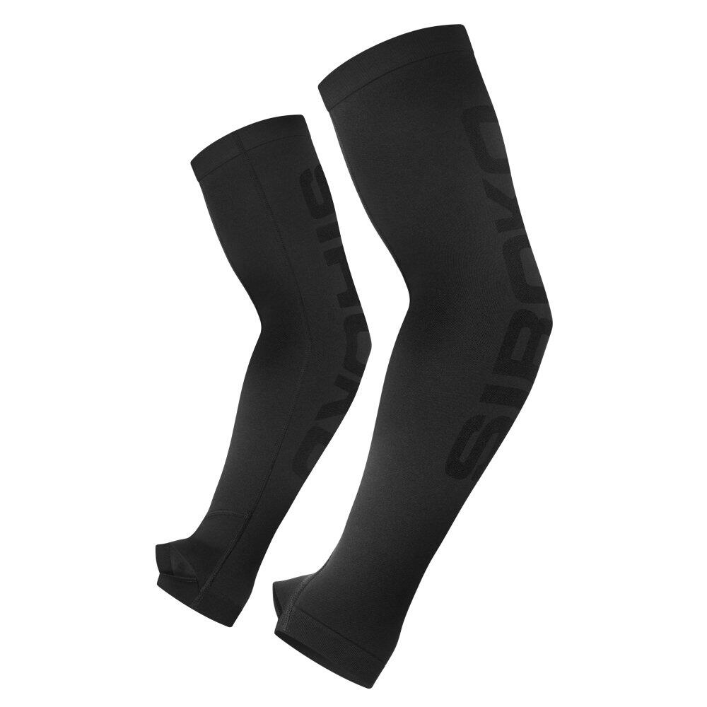 Mangas de braço para trail running caminhada homem e mulher chilkoot black pret
