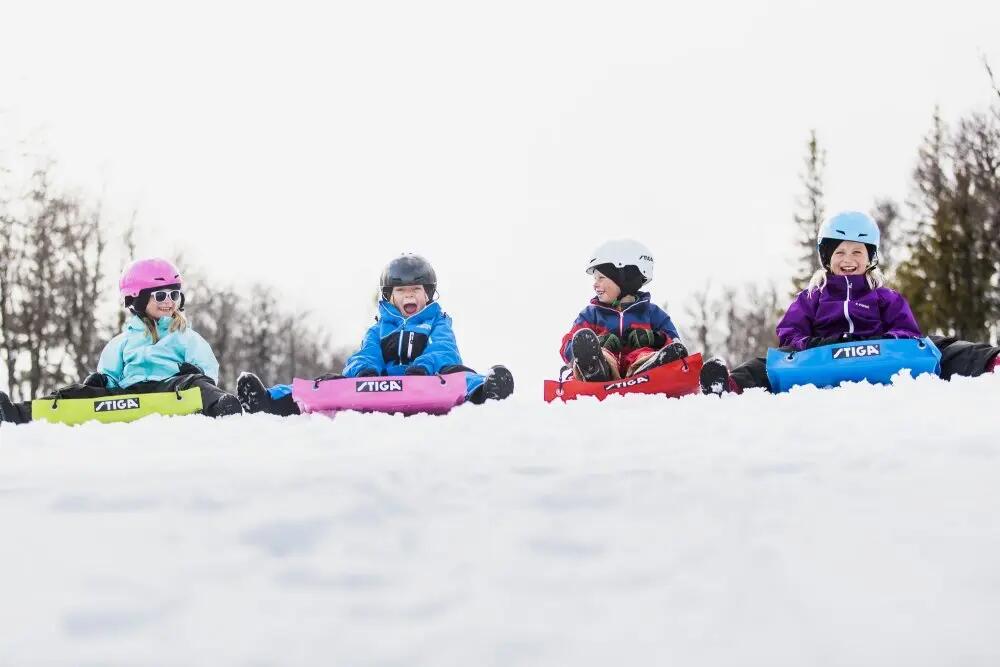 Slede Stiga Snow Flyer Junior Groen 3/4