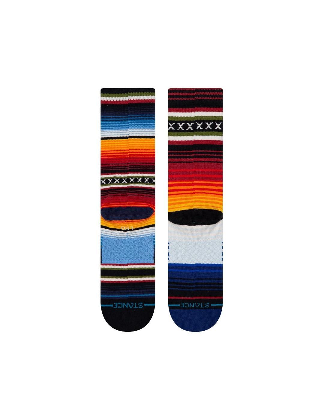 STANCE Chaussettes CURREN ST CREW - RED 3/6
