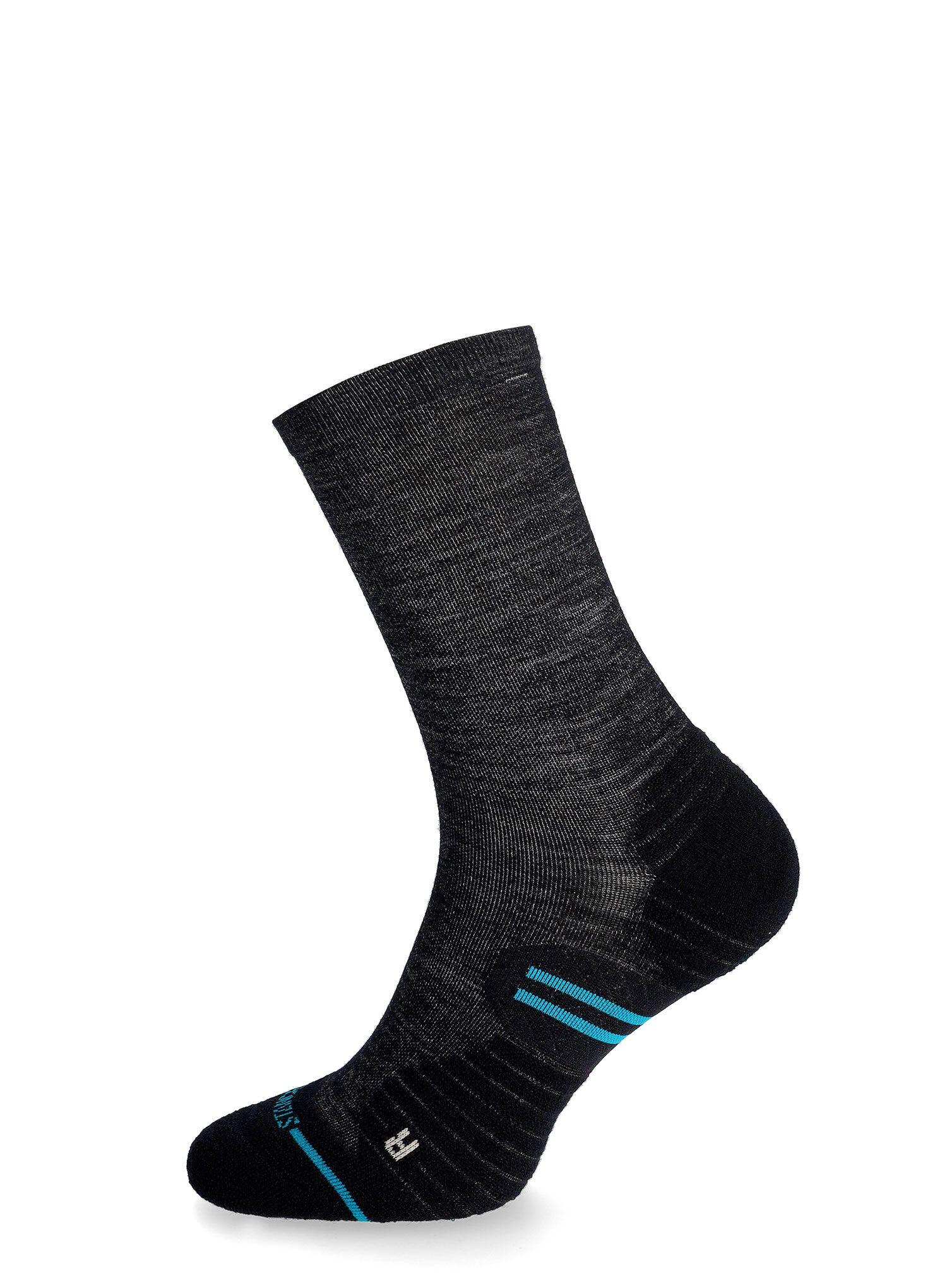 Chaussettes Stance Performance Light Wool Crew Noir 3/4