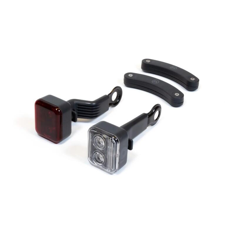 Reelight AMS 4-piece bike lighting set - constant light, auto-charging