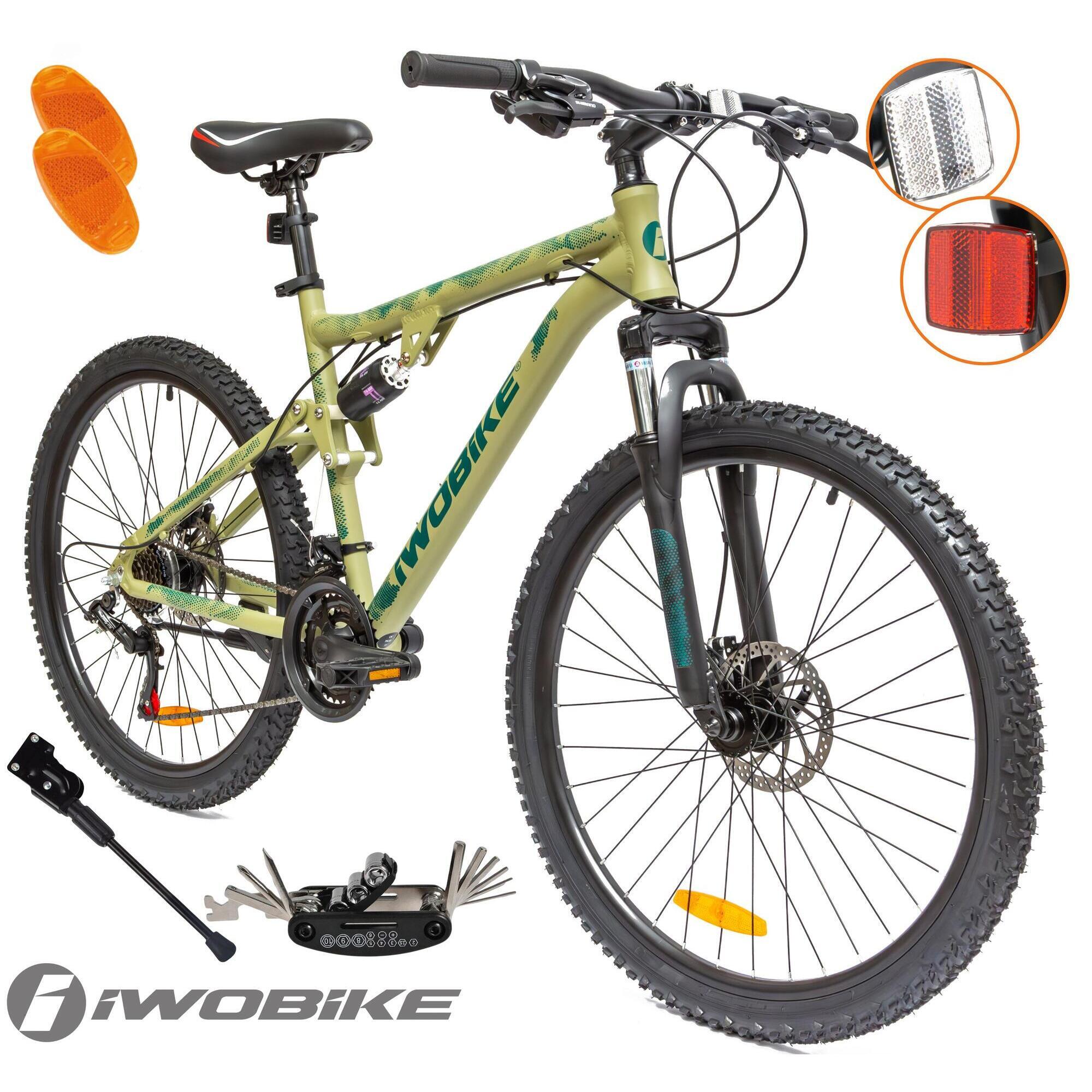 Rower Górski Męski Damski 26"  Shimano ALU Full Amortyzacja 2025