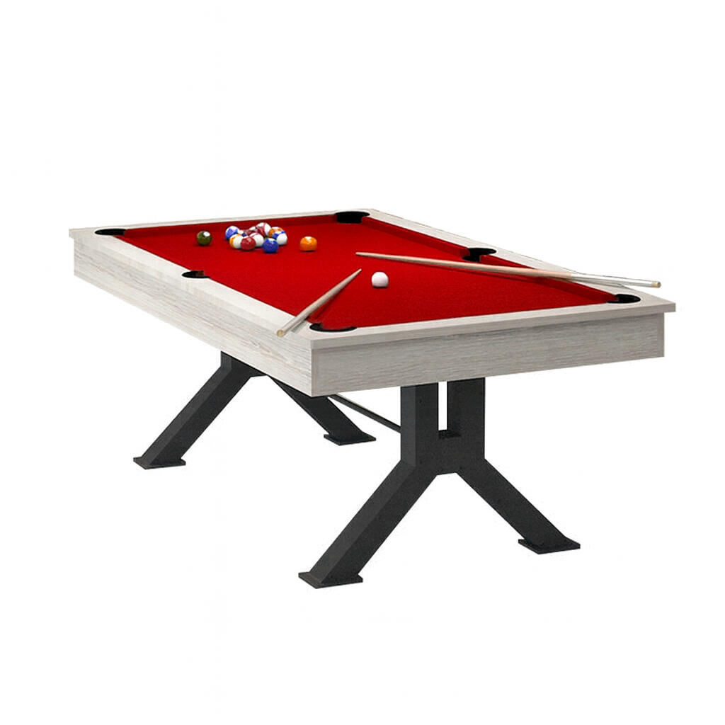 John West Pool Table de billard Nashville 6ft avec plaque d'ardoise incl. 4/7