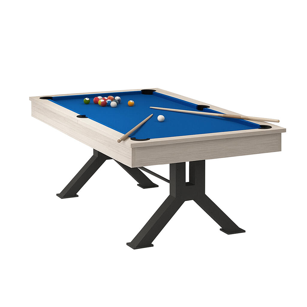John West Pool Table de billard Nashville 6ft avec plaque d'ardoise incl. 5/7